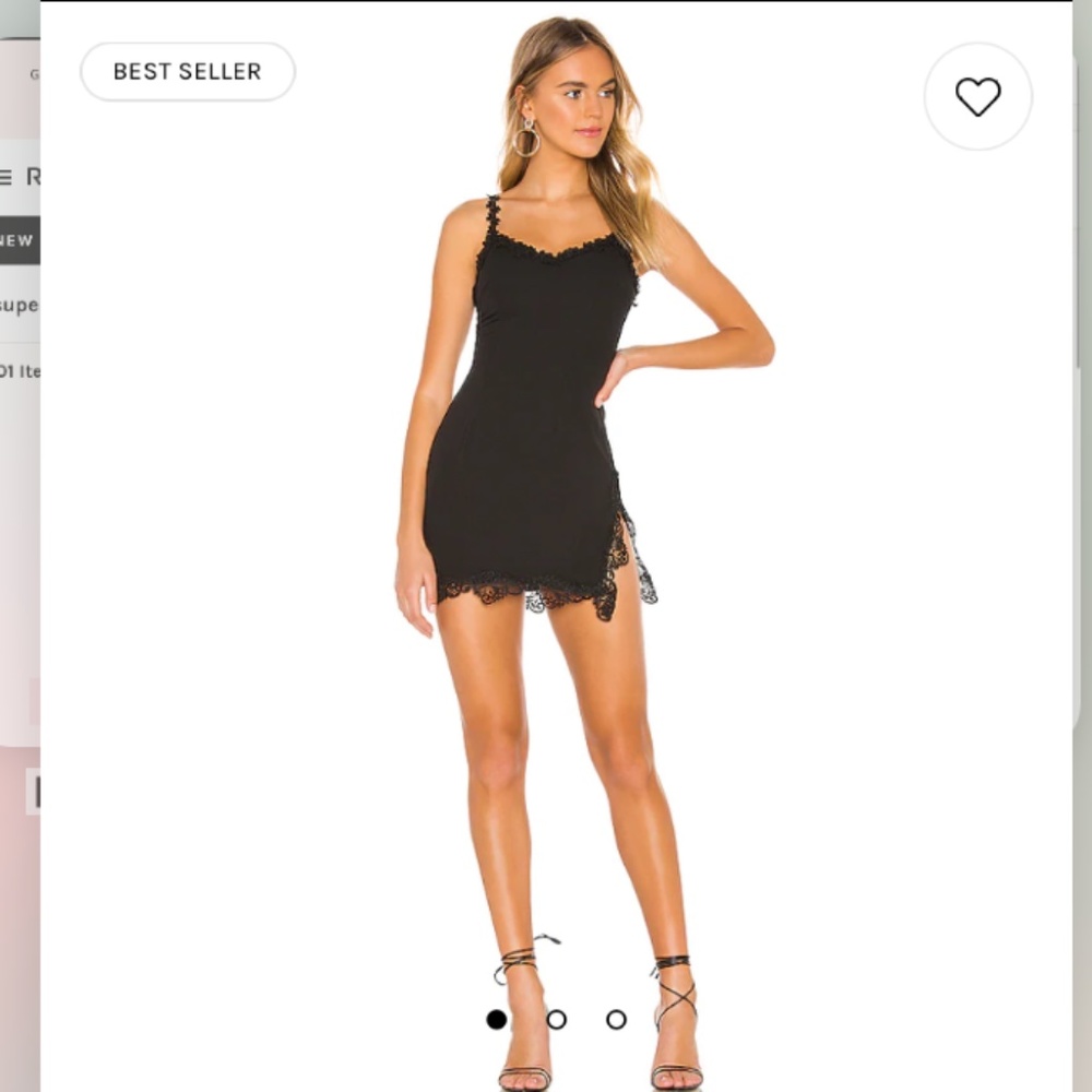 Revolve: BLEU MINI DRESS IN BLACK, superdown